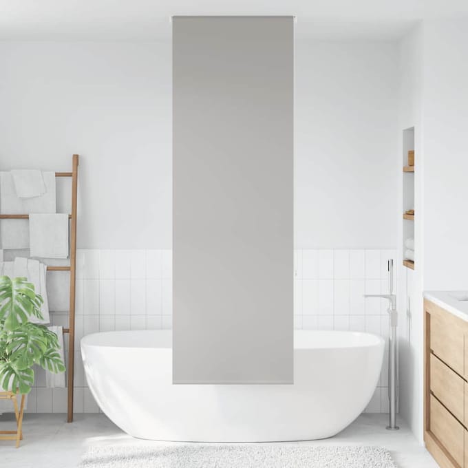 vidaXL - Doucherolgordijn - 80x240 - cm - stofbreedte - 76 - cm