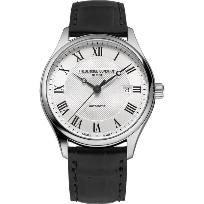 Frédérique Constant Classics FC-303MC5B6 Horloge - Leer - Zwart - Ø 40 mm