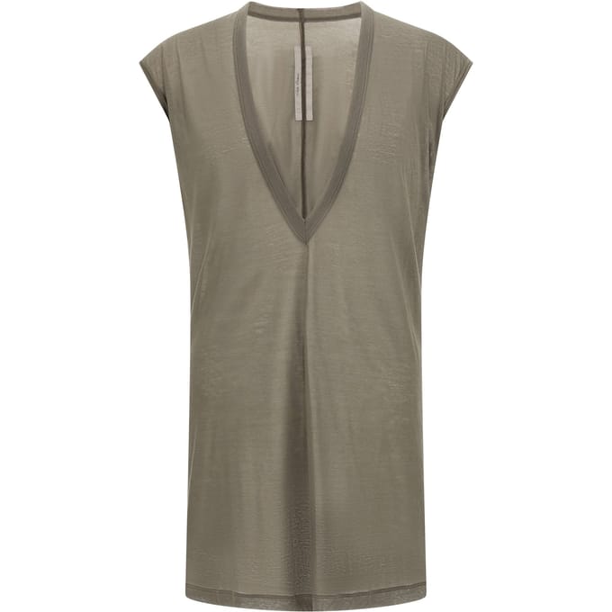Rick Owens Grijze Katoenen T-shirt