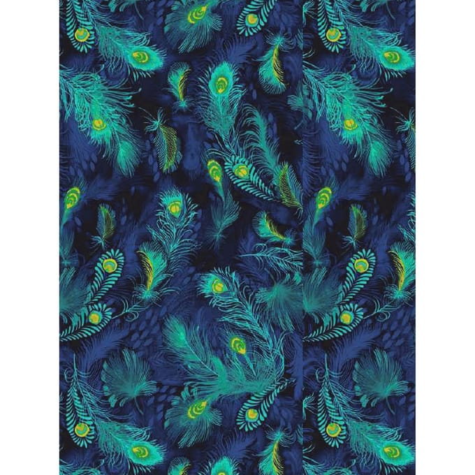 Décopatch papier "Pauwenveren",