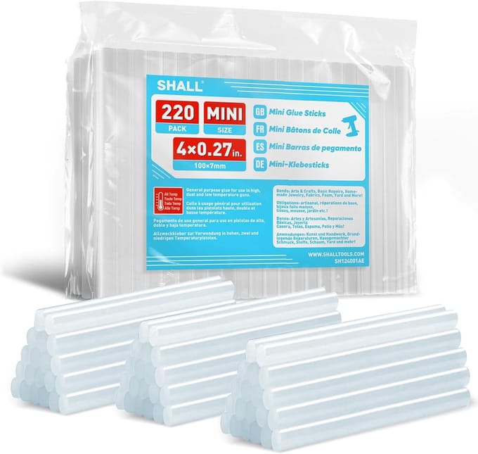 Lijmsticks - Hitte lijm - Hobby projecten - Snelle uitharding - 7x100mm - Transparant