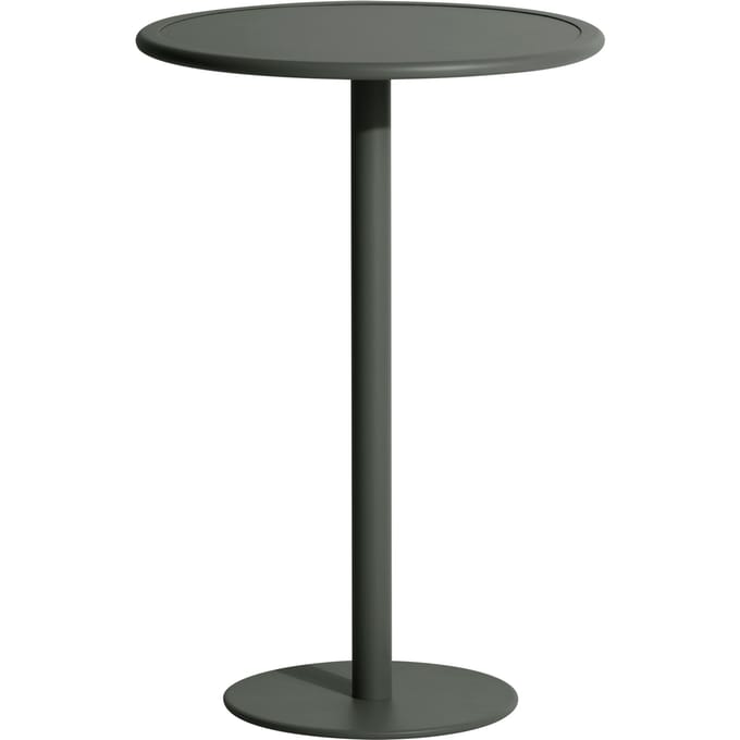 Petite Friture Week-End High Table - flessengroen - rond