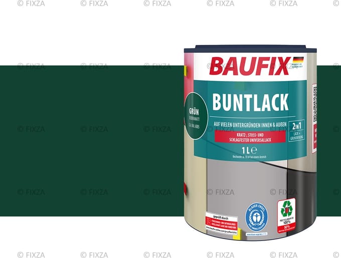 BAUFIX Multi- Lakverf groen 1 Liter