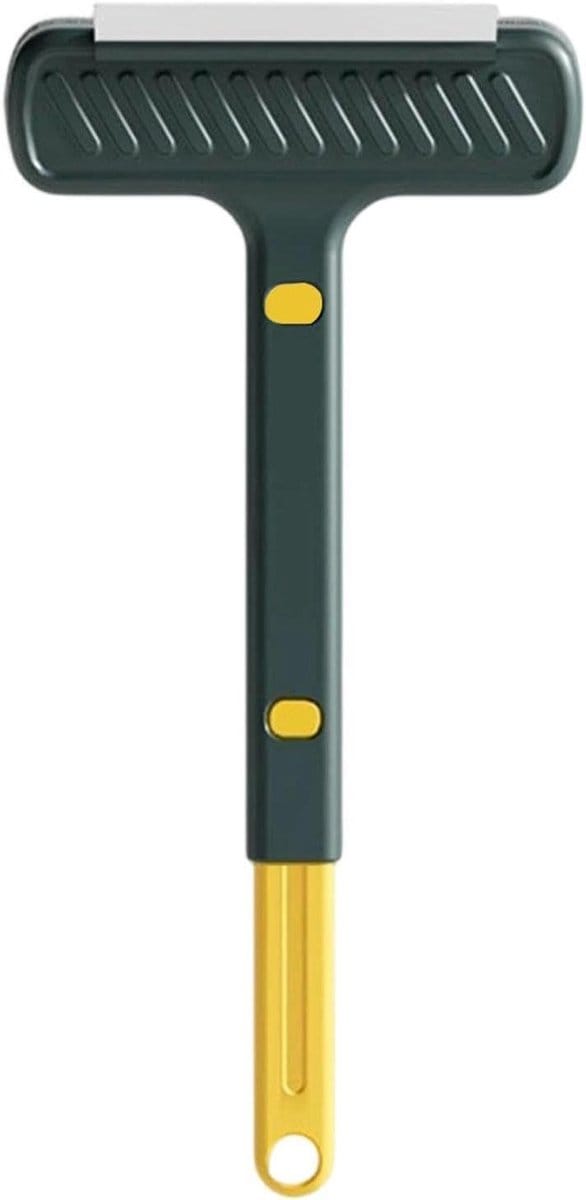 Combi Borstel - Raamreiniger - Ramen Schoonmaken - Dubbele Functie - 40 cm - Groen