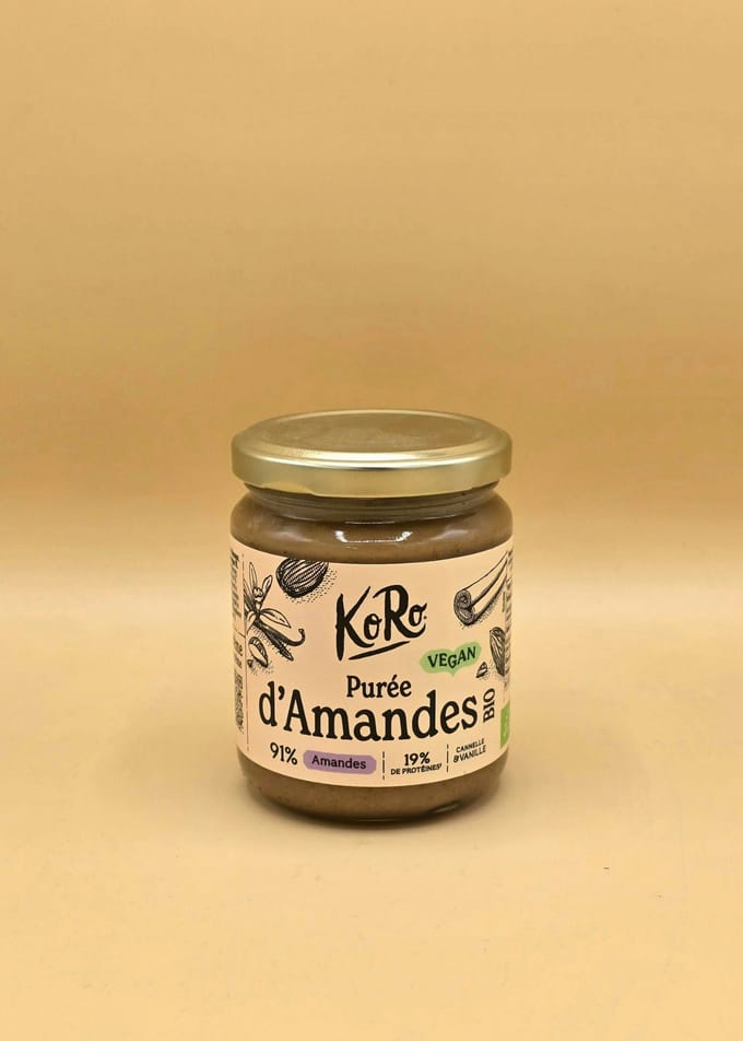 Bio amandelpasta met kaneel en vanille 6 x 250 g
