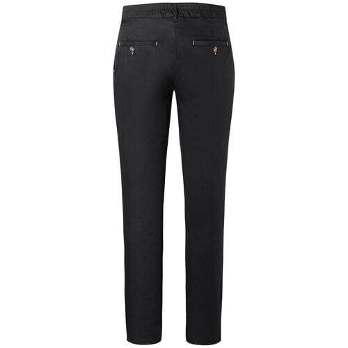(6 stuks) KARLOWSKY Heren Modern Stretch Chino Broek - Zwart - maat: 46