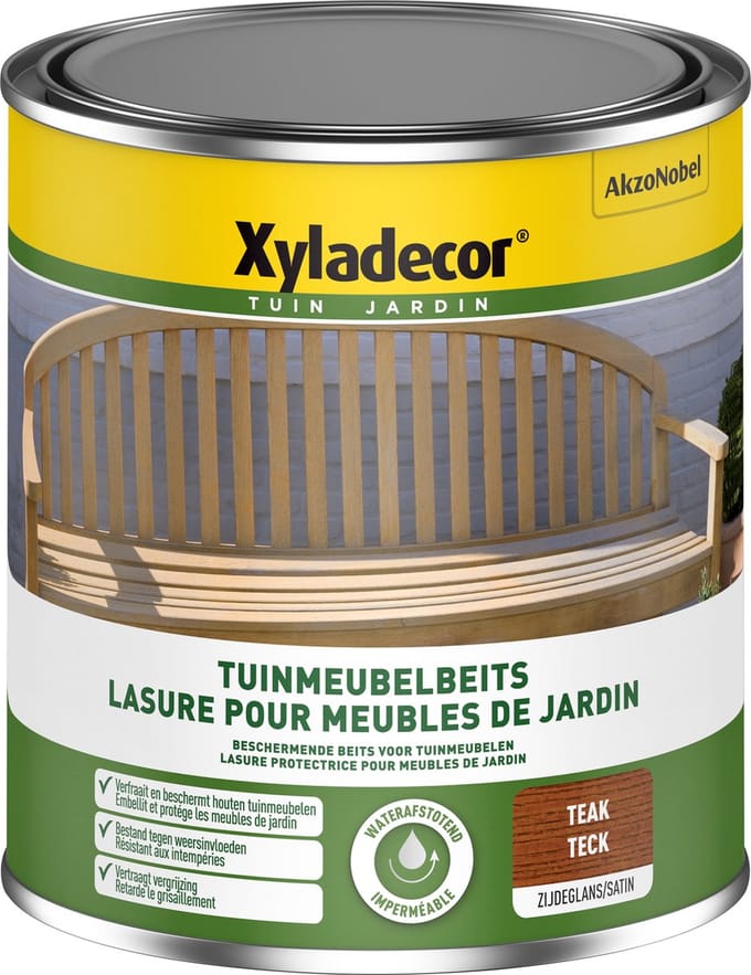 Xyladecor - Tuinmeubelbeits - Teak - 1 L