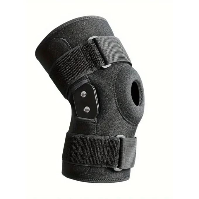 1 stuks Hoge Kwaliteit Sparthos Scharnierende Kniebrace one size zwart