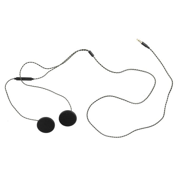 Casque de moto casque haut-parleurs Support appel mains libres black