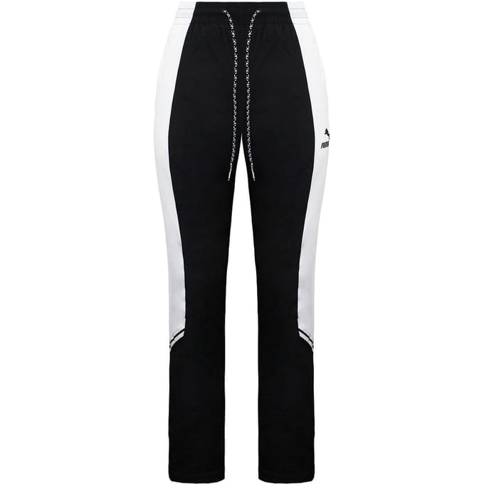 Puma Logo Heren Zwart/Wit Track Broek
