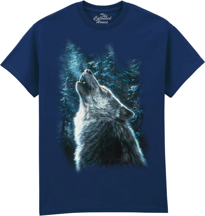 Moonlight Wolf The Coloured House T-shirt M