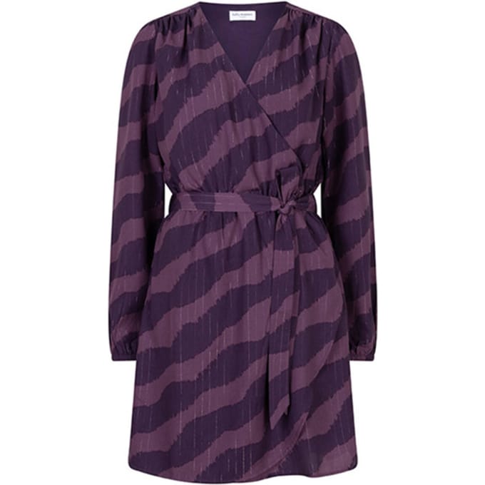 Jurk Eluna | Purple Faded Stripe