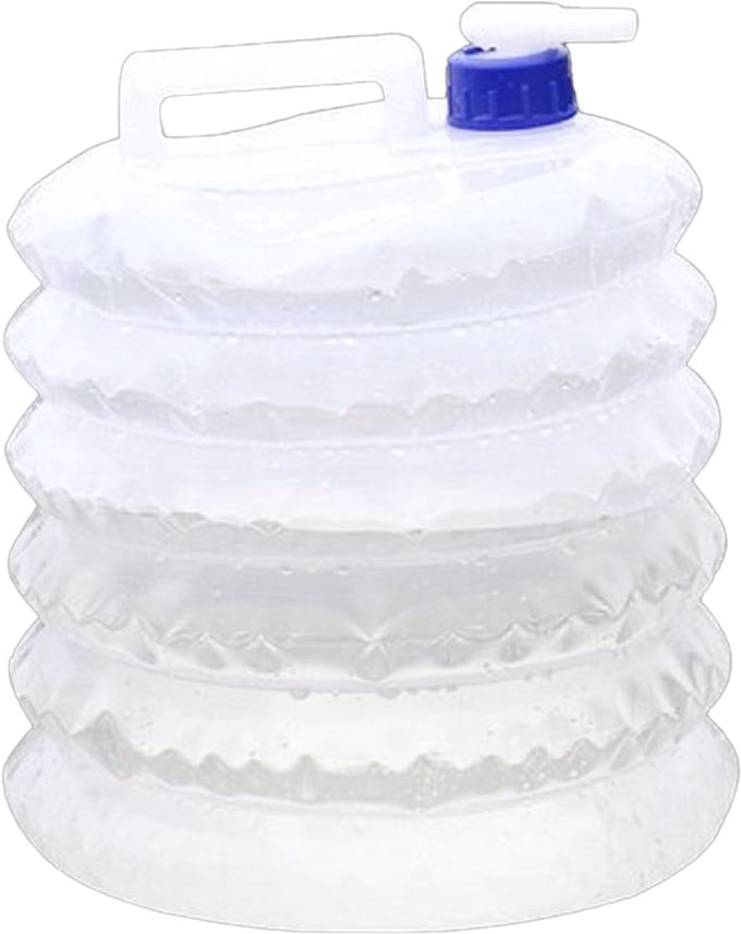 Nixnix® - Camping Jerrycan Wit 15L - Water zak - Opvouwbare Emmer
