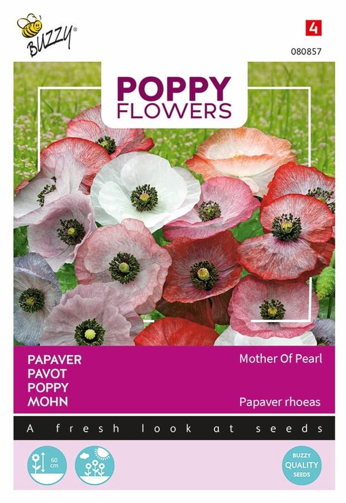 Papaver Parelmoer, Mother of Pearl