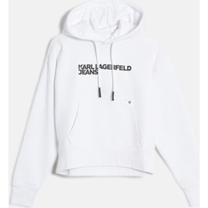 KARL LAGERFELD JEANS A2M20049 KLJ REG LOGO HOODIE Wit M EU