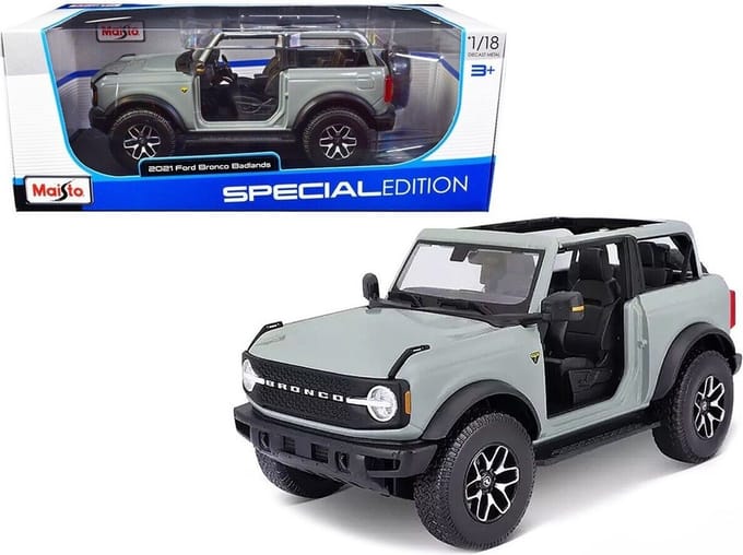 Ford Bronco Badlands (No Doors) 2021 - 1:18 - Maisto