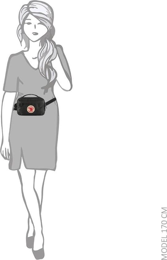 Fjällräven Kånken Hip Pack Unisex Tas - Black