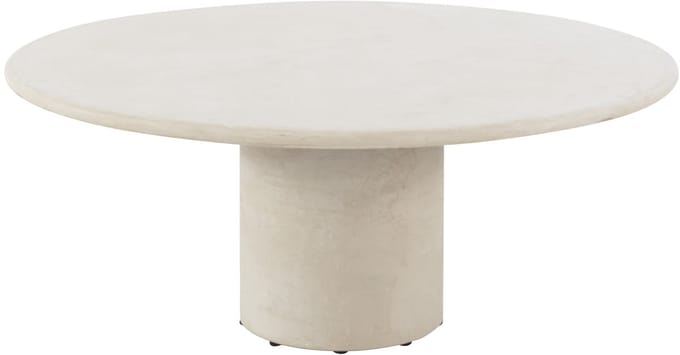 Hampton low dining tuintafel rond mortex beige 160xH69 cm 4 Seasons Outdoor