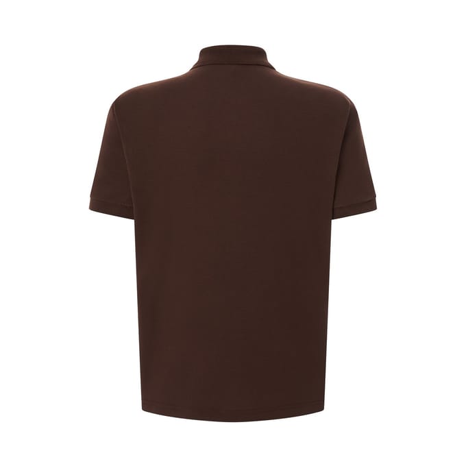 JHK Heren Pique Regular Poloshirt (Chocolade)