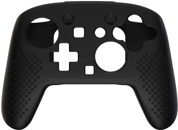 2 stuks Geschikt voor silicone Protective Case for Nintendo Switch 2 Pro Controller - Non-slip Grip Cover with Back Button Cover, Thumb Grips, 3D Studded Edition，zwart