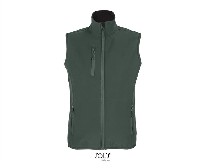 SOL'S Women´s Falcon Zipped Softshell Bodywarmer L03826 - Forest Green - M