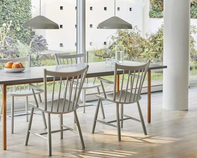 HAY Two Colour Tafel rechthoekig - grijs - oker - 240 x 90 cm