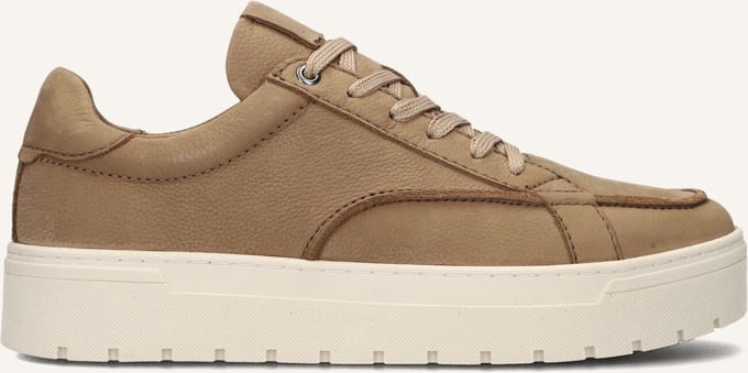 MACE Ivar-22 Sneakers Heren - Leren Sneaker - Taupe - Maat 44