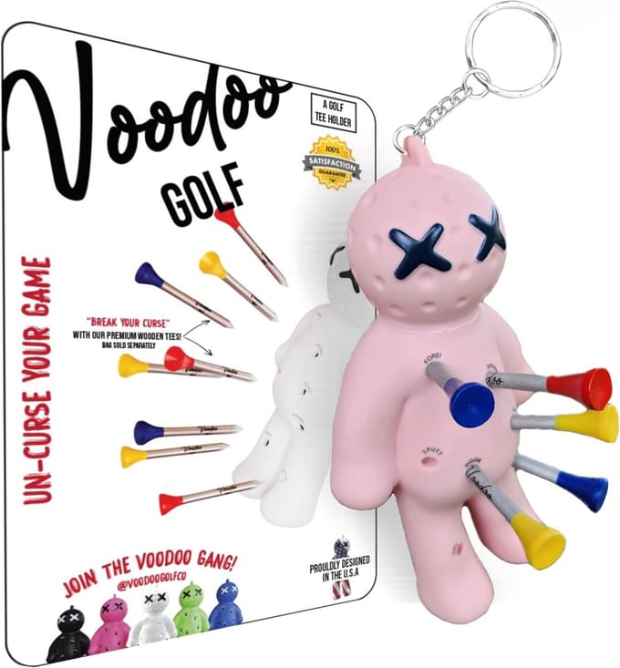 Golf Tee Houder Sleutelhanger Accessoire voor Golftas
