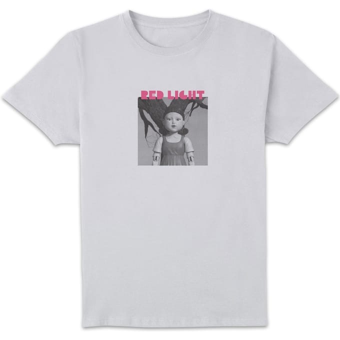 Squid Game Red Light Green Light Men's T-Shirt - White - M