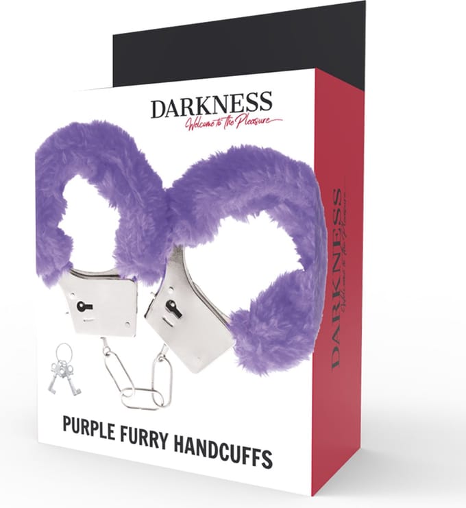 Darkness Bondage - Fluffy Handboeien - Paars