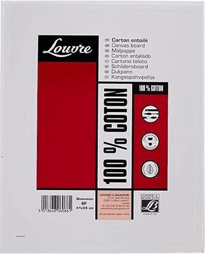 Louvre Canvas Board 10x15 10-pack - schildersdoek - schildersboard - kunstschilder