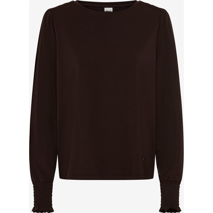 Brax Dames Shirt  Style CAITLIN L brunette, donkerbruin, maat 46