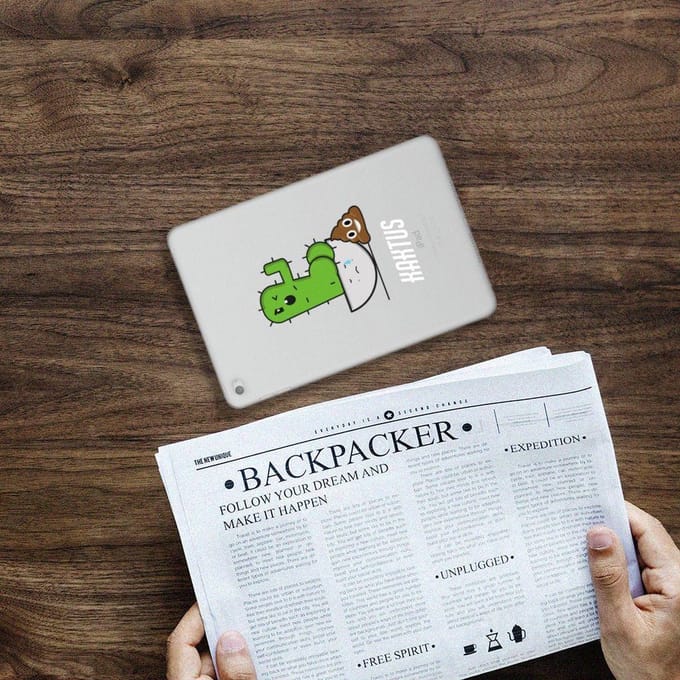 Apple iPad Mini 4 | Mini 5 (2019) Tablet Back Cover Cactus Poo