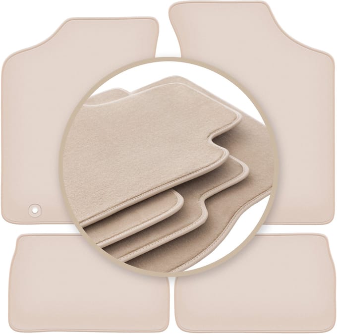 PREMIUM beige matten voor: Peugeot 106 hatchback 1991-2003