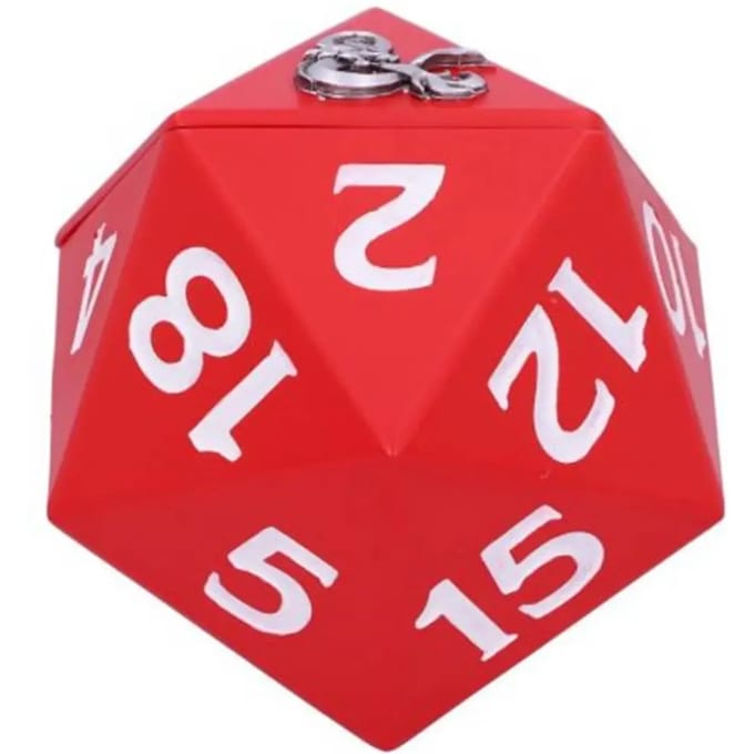 Dungeons & Dragons - D20 - beeld - opbergbox (Nemesis Now)