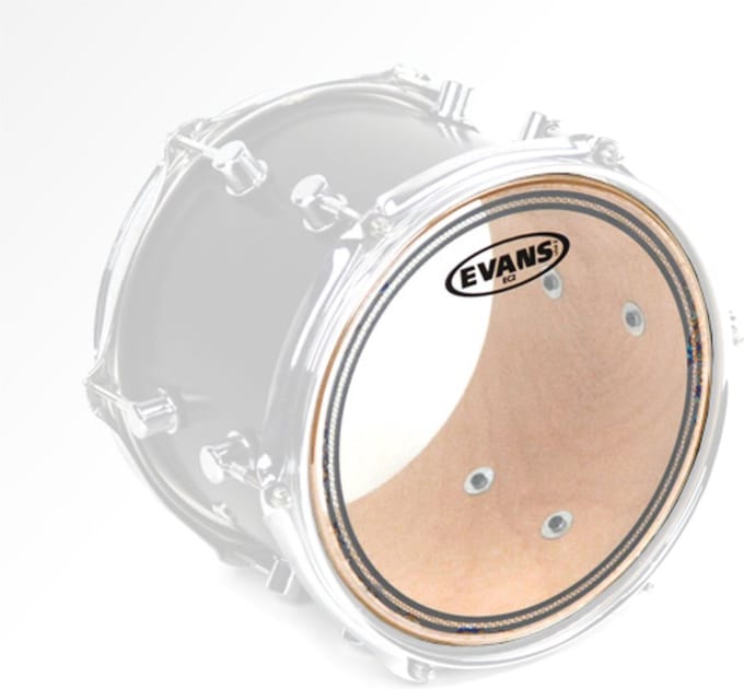 Evans EC2 Clear SST 8", TT08EC2S, Tom Batter - Tom vel