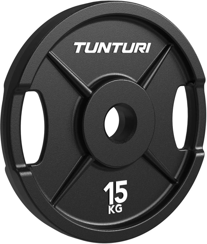 Tunturi Platinum Cast Iron Plate - Olympische halterschijf - 15kg