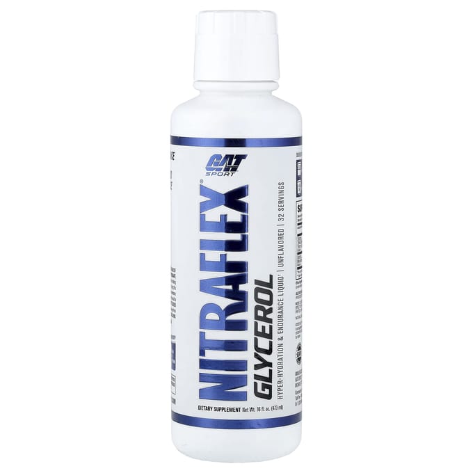 GAT, Nitraflex® Glycérol, Sans Arôme, 473ml (16 fl oz)