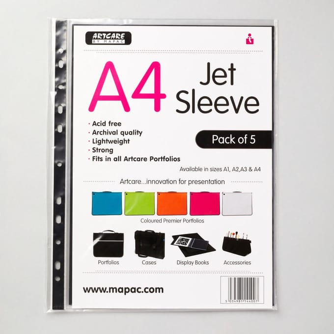 Artcare Jet Sleeves A4 - 5 stuks