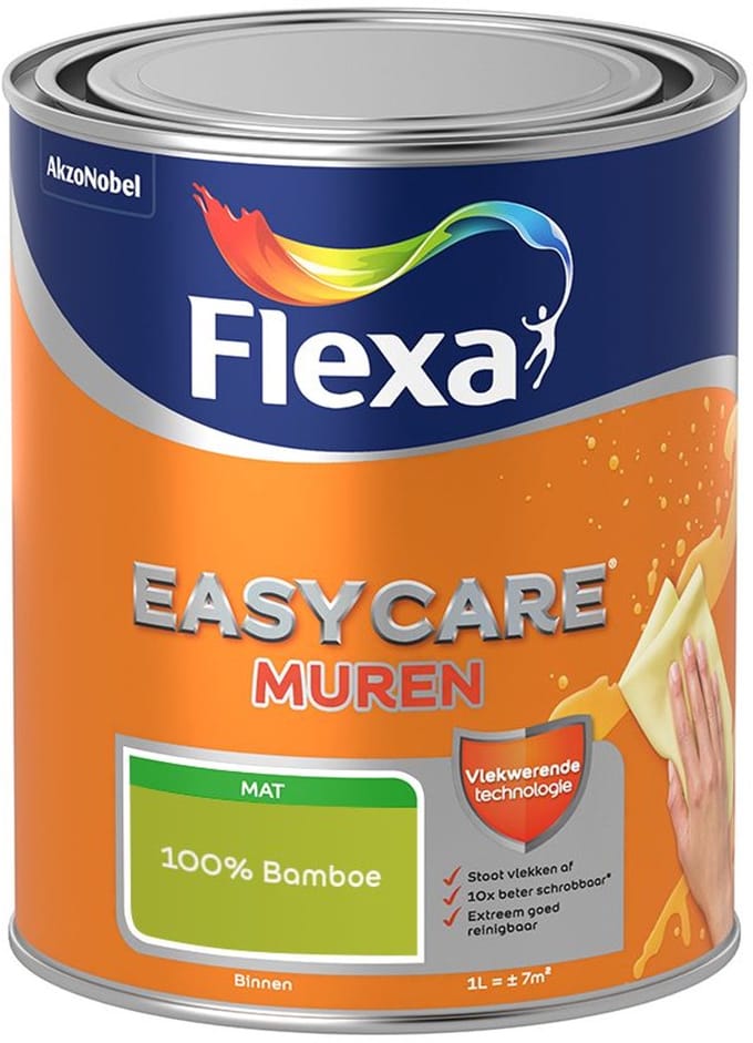 Flexa - Easycare Muren - 100% Bamboe - Mengverf - 1 L