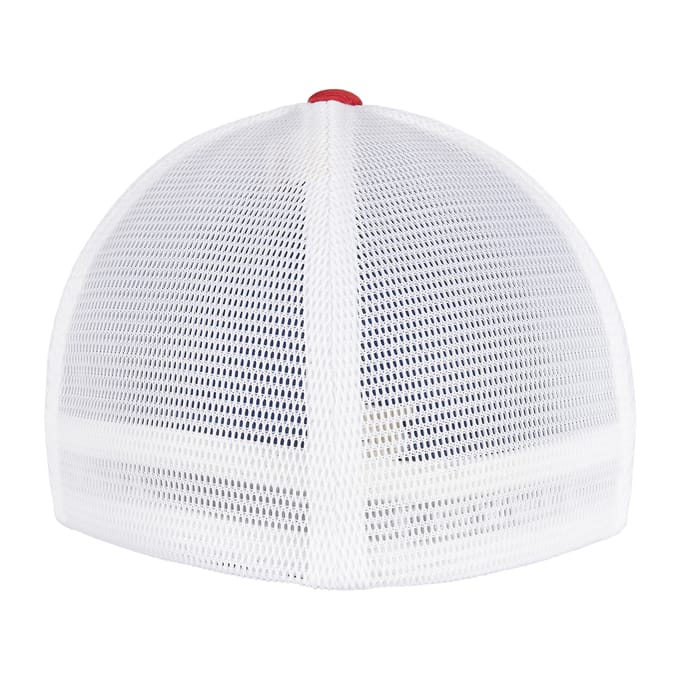Flexfit 360 Tweekleurige Omnimesh Cap (Rood/Wit)