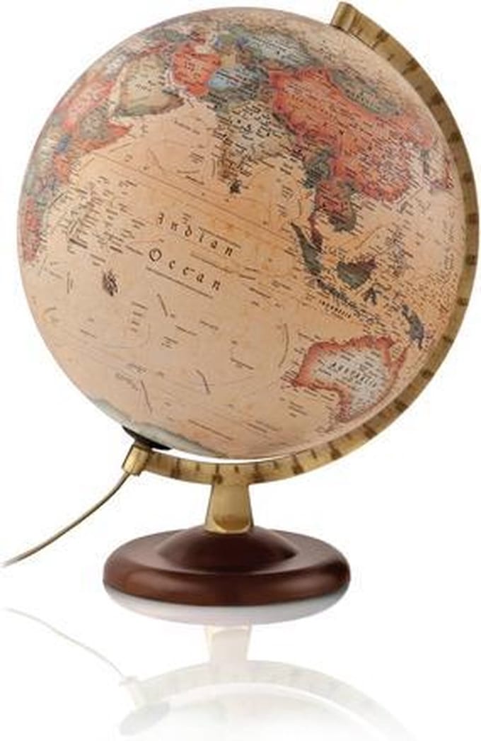 Atmosphere Classic Line A4 wereldbol Beige Ø30 cm Nederlands