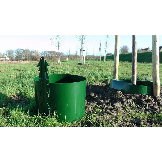 RootBarrier® Gietrand HDPE - Groen