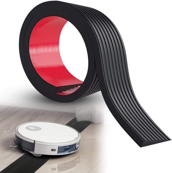 Drempelhelling 900 x 80 mm Rubber 1-3 cm Stijging 800 kg Belasting - Zwart