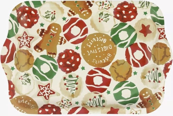 Kerst - Emma Bridgewater - Christmas Biscuits Klein dienblad - sandwich tray kerst