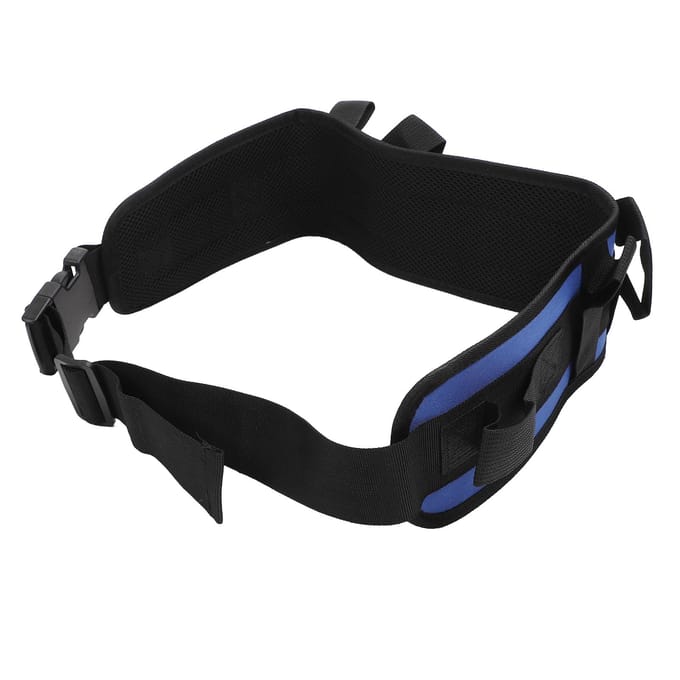 Loop Transfer Riem Lumbale Ondersteunende Lift Loopriem Hulpmiddel voor Oudere Patiënten black