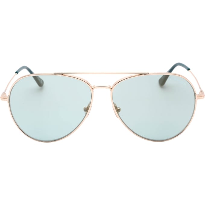 Tom Ford Ft0996 28X glanzende rosegouden zonnebril