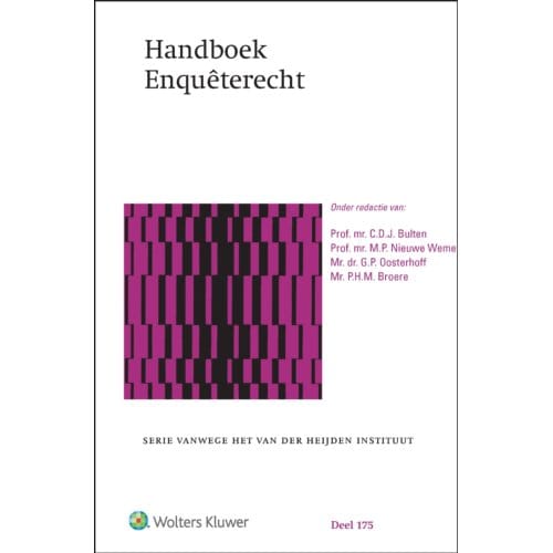 Handboek Enquêterecht
