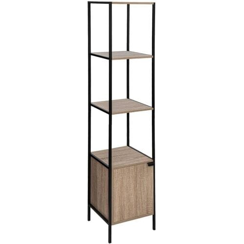 5five Aliaj Plankeenheid - MDF, 1 Deur, 5 Planken, 35 x 35 x 176 cm