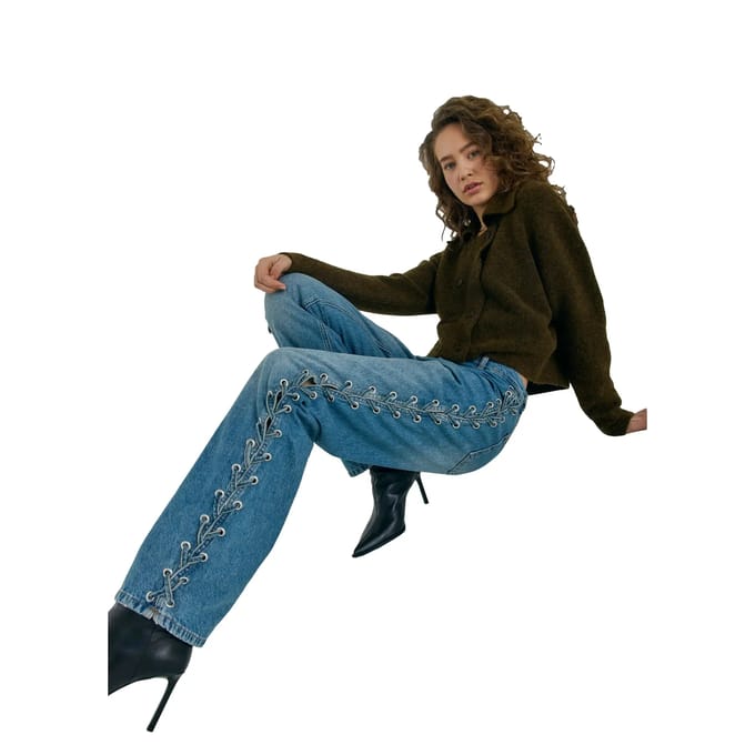 Rechte jeans voor dames Norr Kenzie